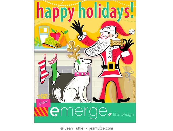 Santa Holiday Card