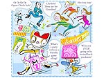 Beatrice Party Cartoon