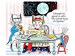 Founding Felines Cartoon